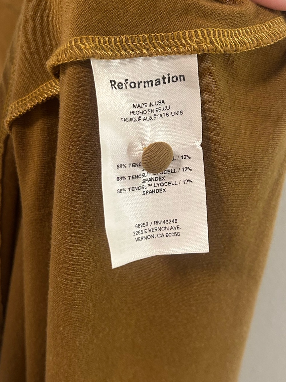 Reformation Arden Knit Maxi Dress in Bronze - Picture 5 of 7